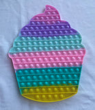 Jumbo popit cupcake sensory fidget toy