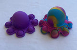 Jumbo reversible octopus popper popit squishy soft sensory toy