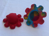 Jumbo reversible octopus popper popit squishy soft sensory toy