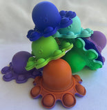 Octopus Poppers reversible mood octopus fidget sensory toy