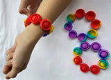 Popit Bracelet sensory fidget toy silent pocket sized