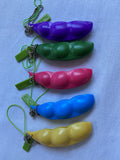 Pea Popper Key Chain fidget sensory toy