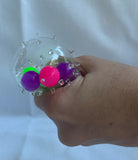 Spikey DNA Orbeez Ball soft bumps surround the ball filled with smaller balls sensory fidget toy