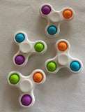 Fidget Spinner soft dimple bubbles press pop spin sensory toy