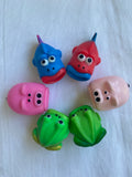 Pop Tongue Animals fidget sensory toy frog fish pig