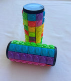 7 layer rotating slide puzzle colourful