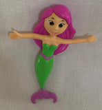Bendy mermaids 10cm pool bath sensory fidget toy