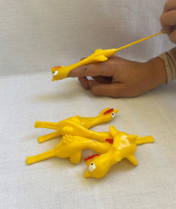 Flickin Chicken Catapult soft stretchy sensory toy