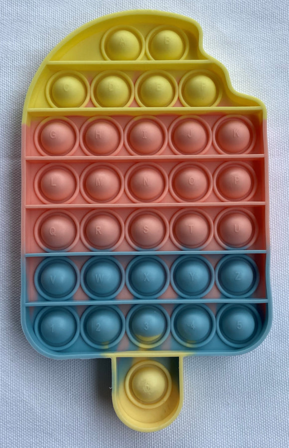 Ice Block Popit fidget toy pastel colour