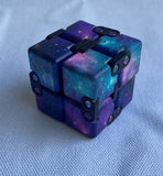 Infinity Cubes silent pocket sized fidget toy galaxy
