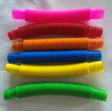 Mini Neon Pop Tubes fidget toy sensory