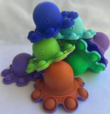 Octopus Poppers reversible mood octopus fidget sensory toy 