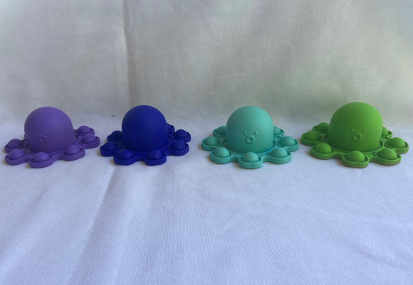 Octopus Poppers reversible mood octopus fidget sensory toy