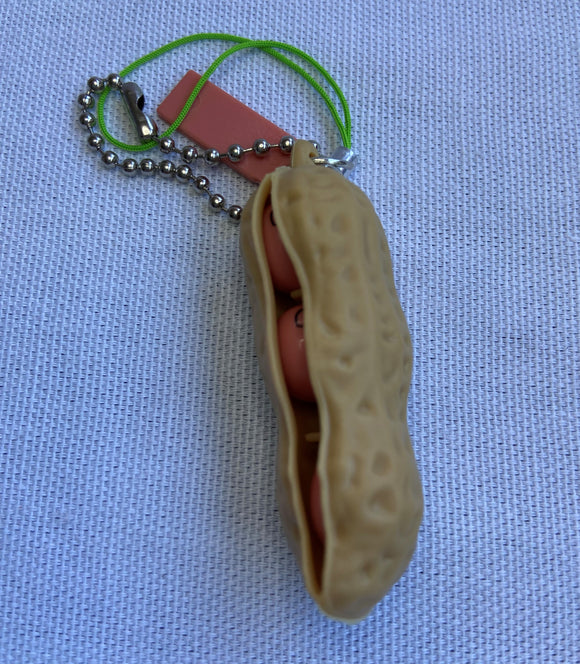 Peanut Popper key chain fidget toy cute sensory