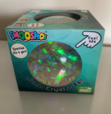 Smoosho's jumbo crystal ball sensory fidget toy clear