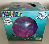 Smoosho's jumbo crystal ball sensory fidget toy purple