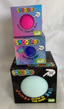 3 boxed mini medium jumbo smoosho's colour change morphing glow in the dark ball sensory fidget toy