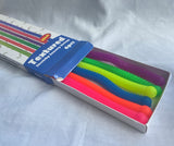 Textured stretchy strings set of 6 boxed