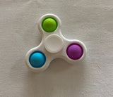 Fidget Spinner soft dimple bubbles press pop spin sensory toy